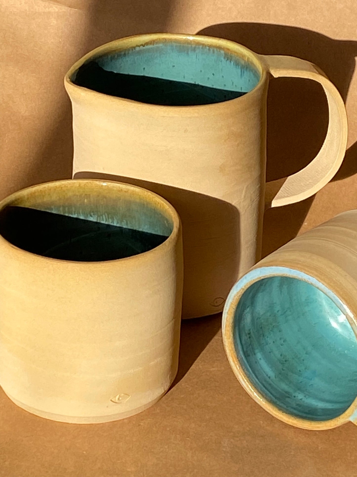 Set Turquesa · Jarra y 2 Tazas