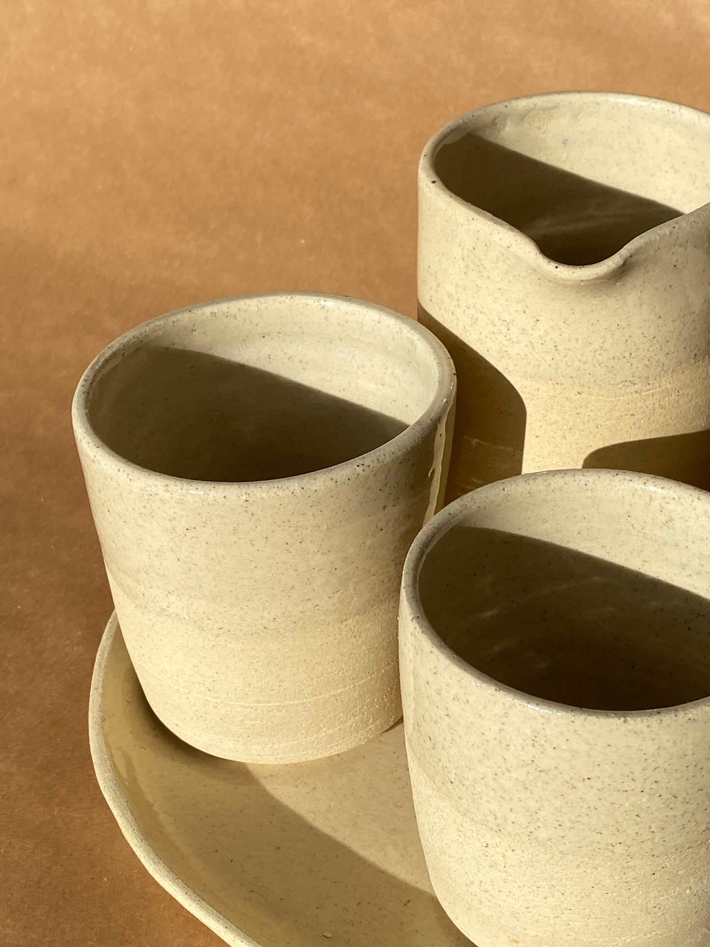 Set Pedra · Jarra, 3 Tazas y Bandeja