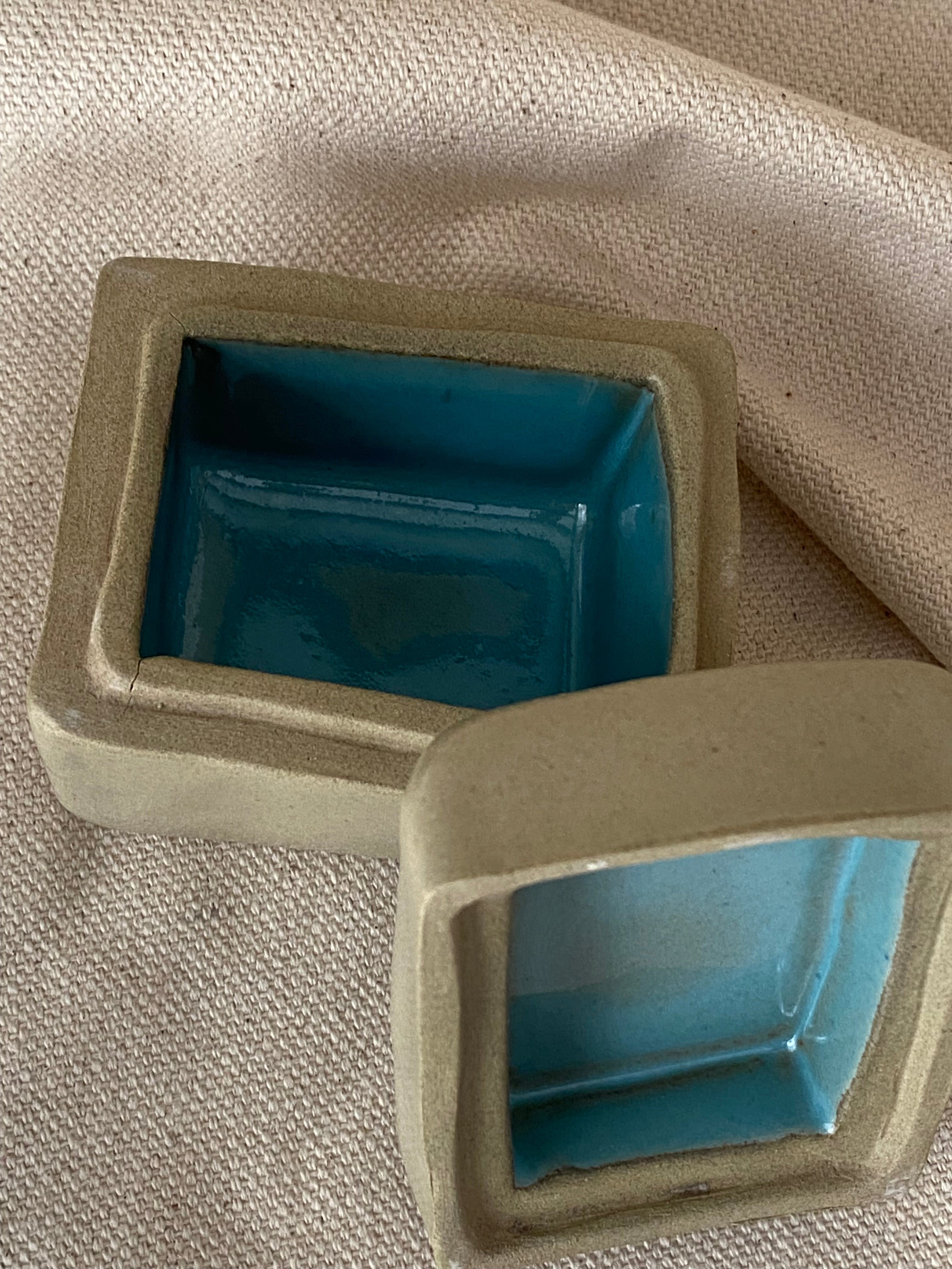 Cajita cerámica Turquesa