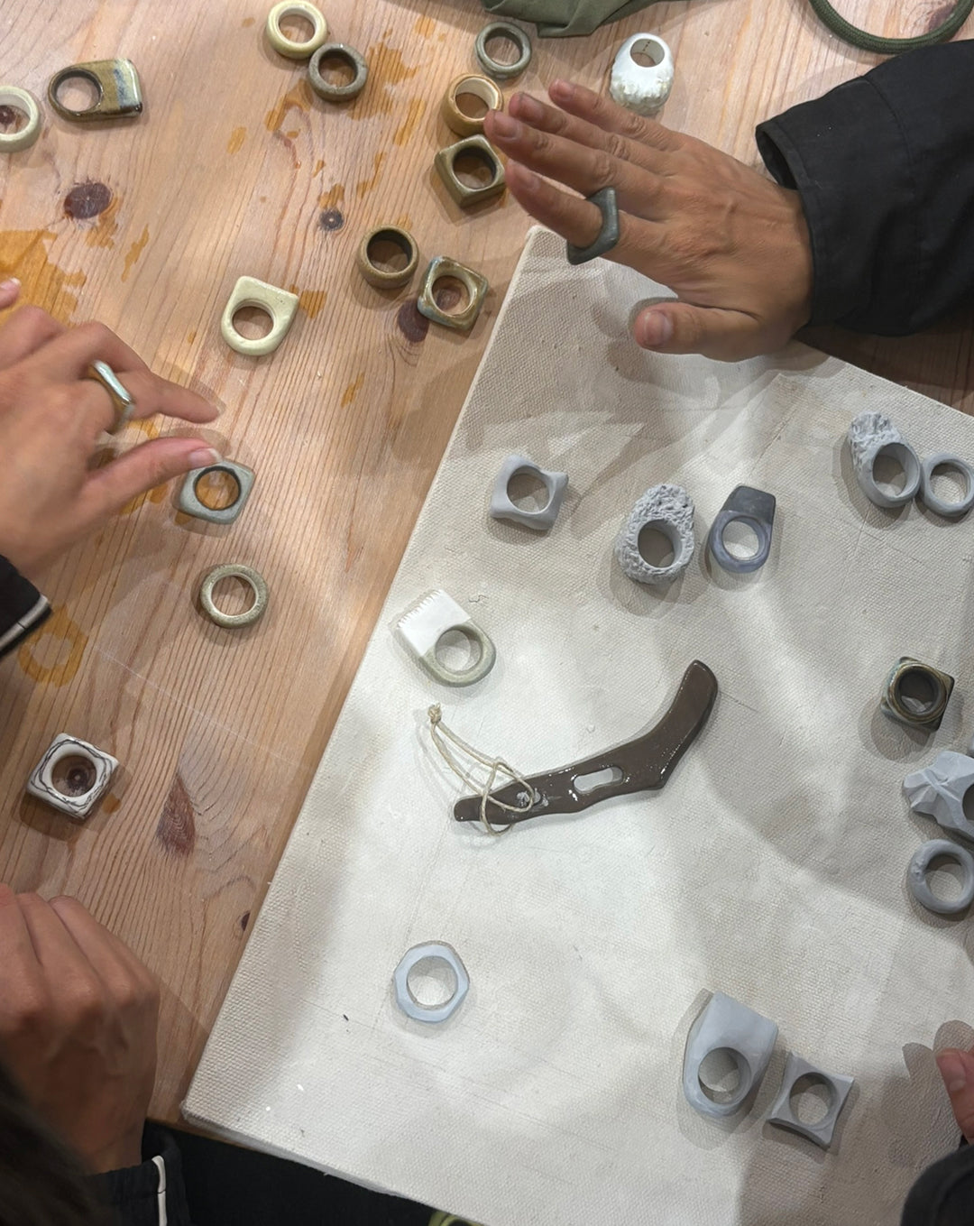 Monográfico Verano · Anillos en porcelana
