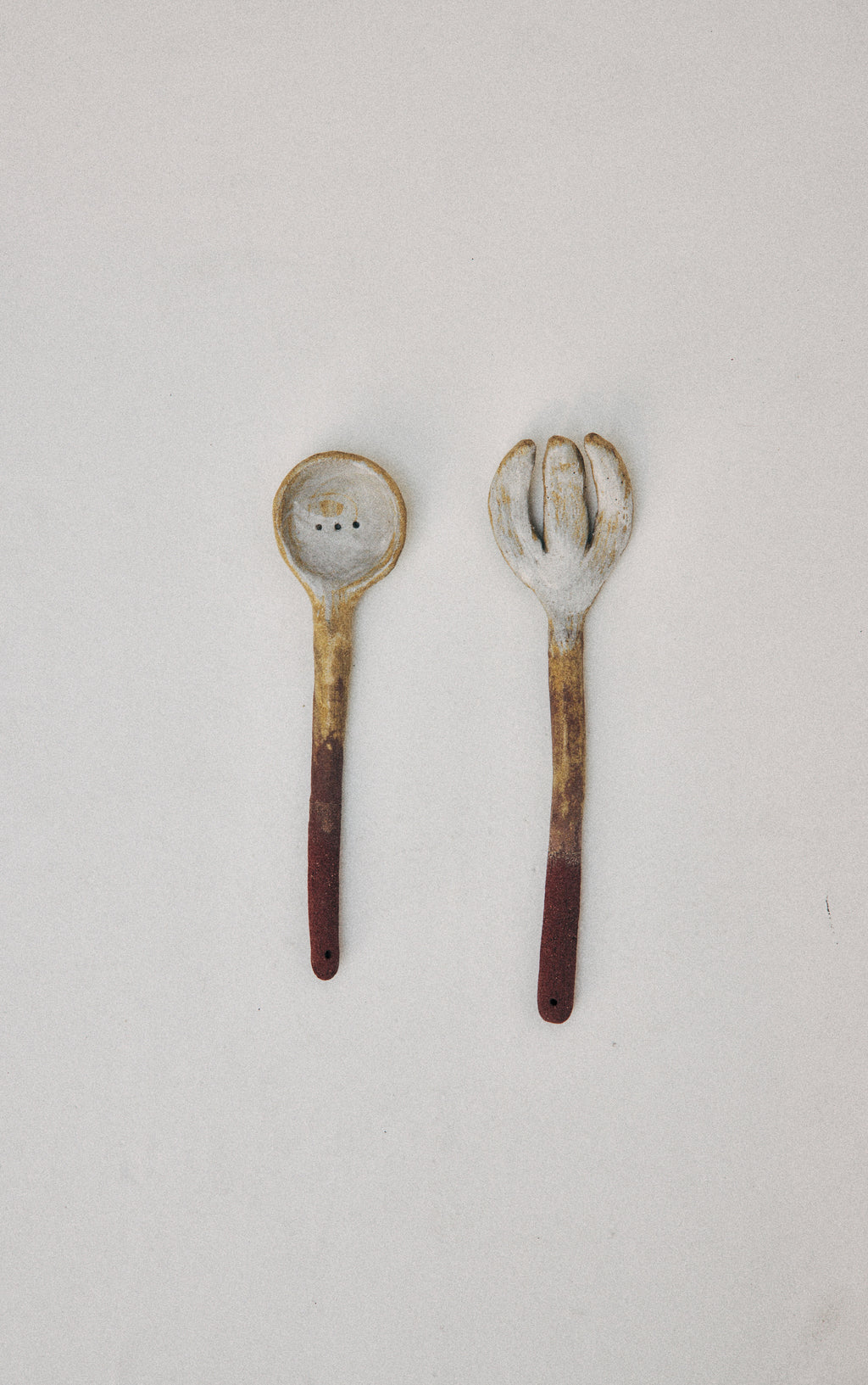 Juego cucharón y tenedor