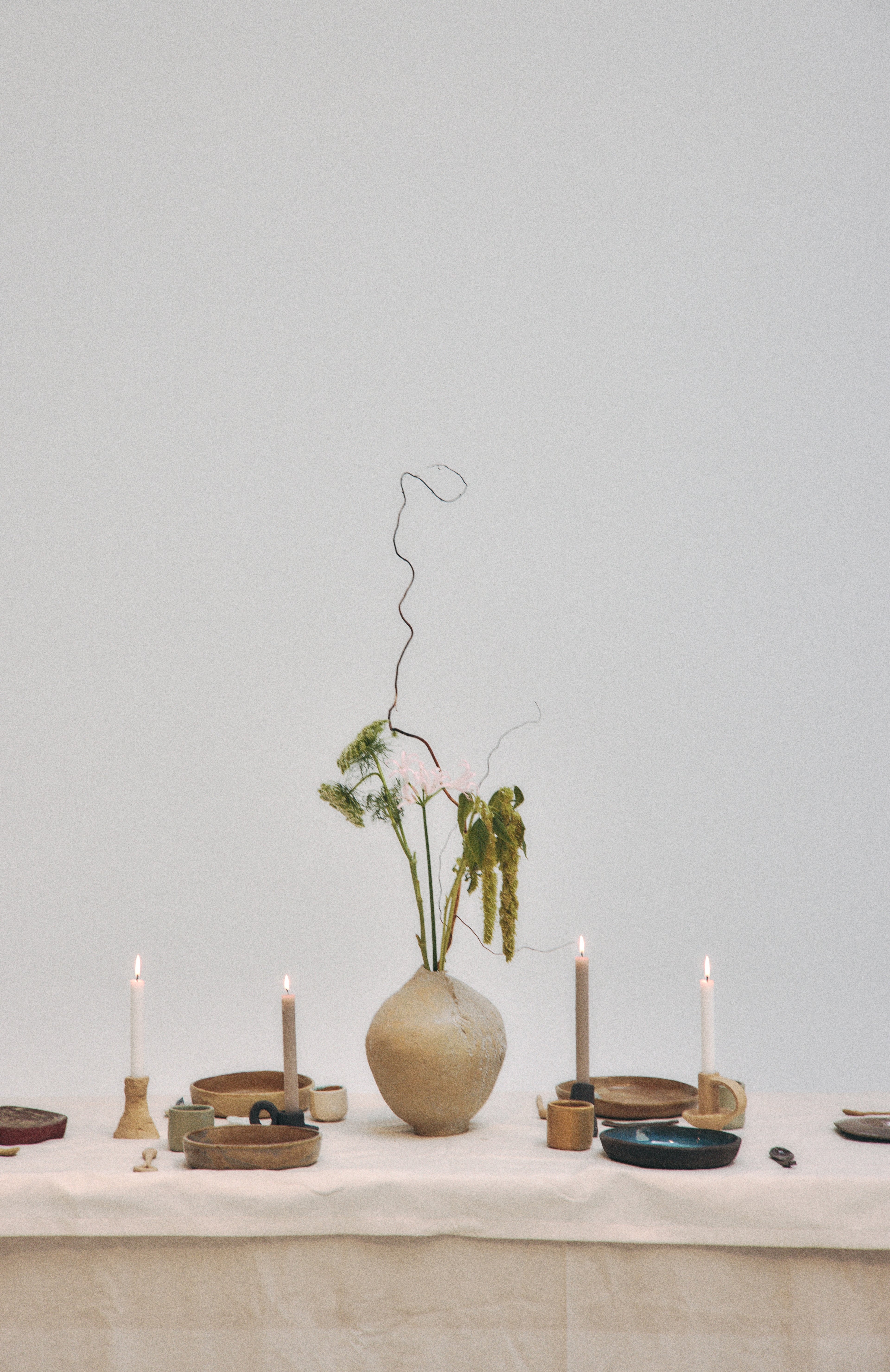 Jarrón Panal Blanco