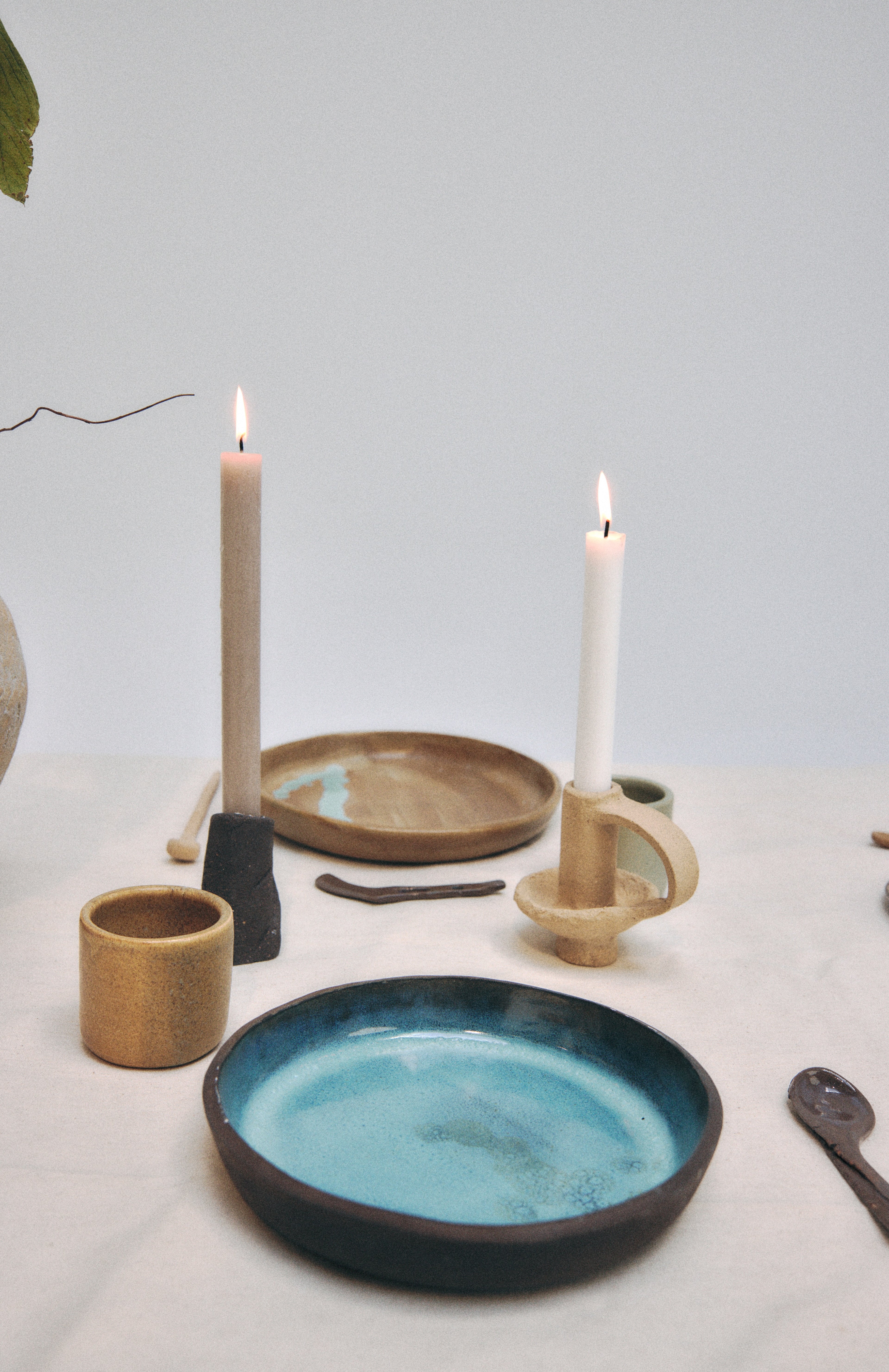 Plato hondo Turquesa L