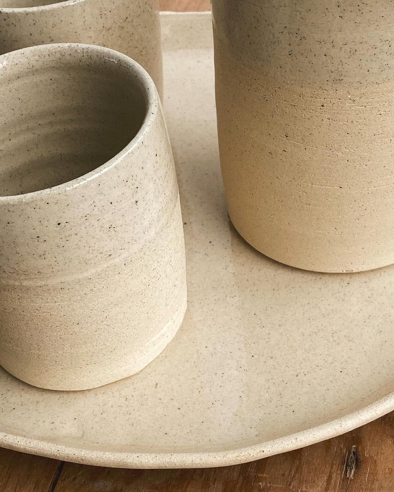 Set Pedra · Jarra, 3 Tazas y Bandeja