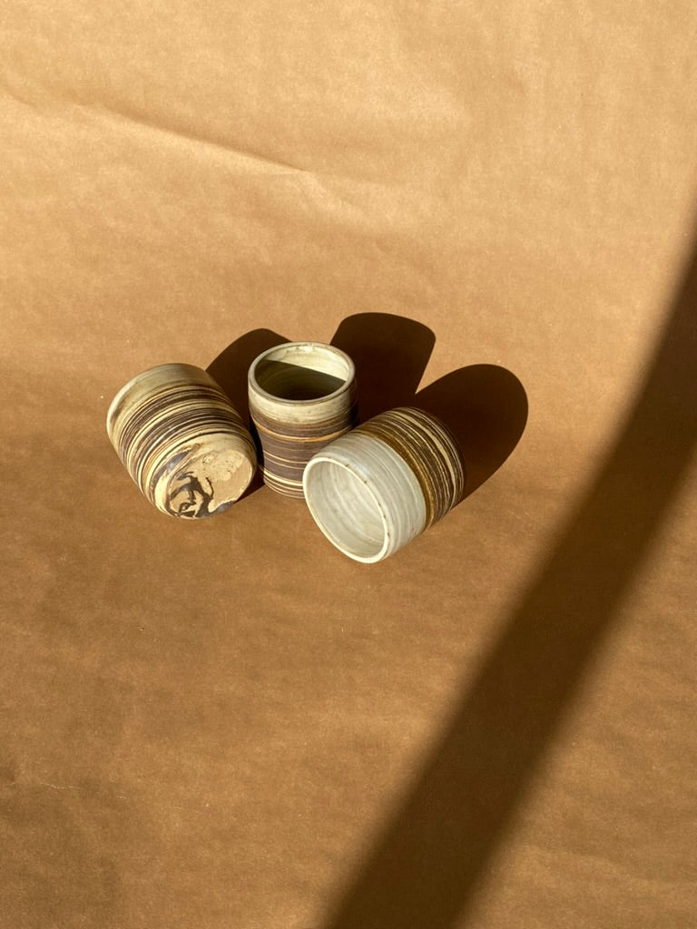 Set Terra · 1 Bandeja y 3 Vasos