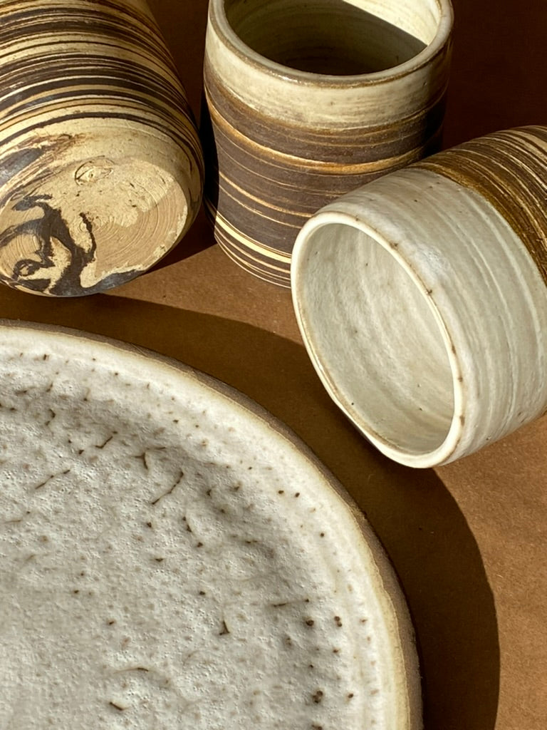 Set Terra · 1 Bandeja y 3 Vasos