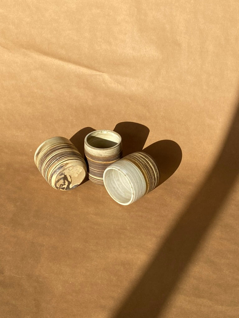 Set Terra · 1 Bandeja y 3 Vasos